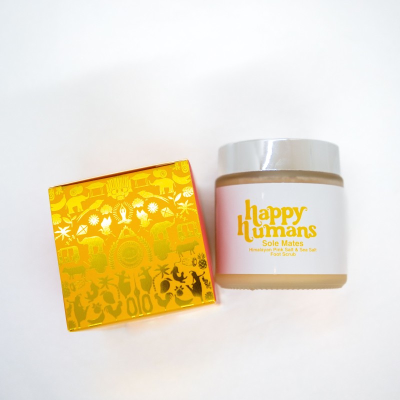 Sole Mates - Handmade Himalayan Pink Salt & Seat Salt Foot Scrub
