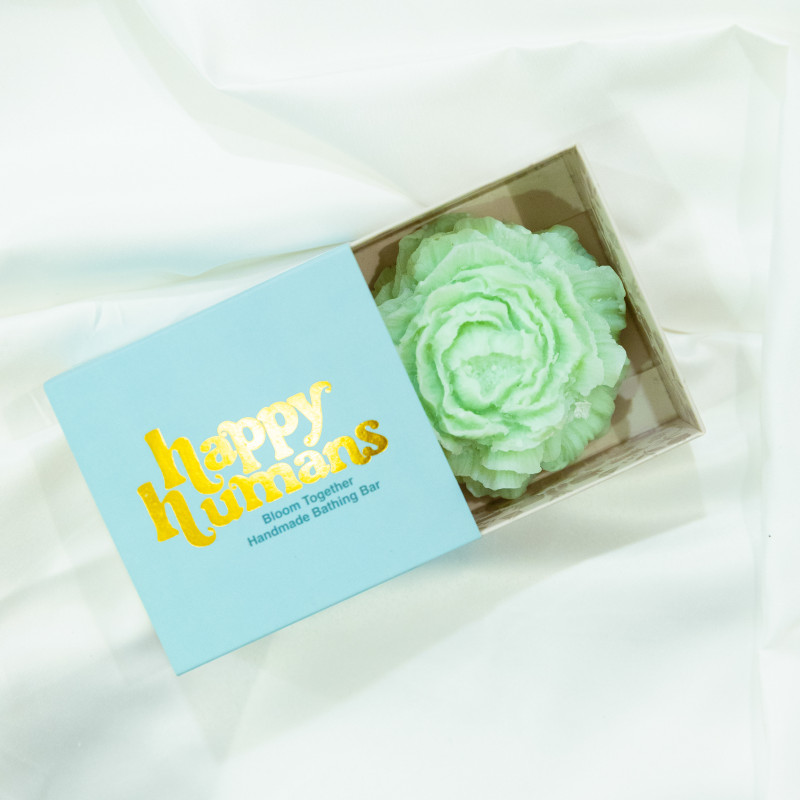 Blooms Together - Green Rose Bathing Bar