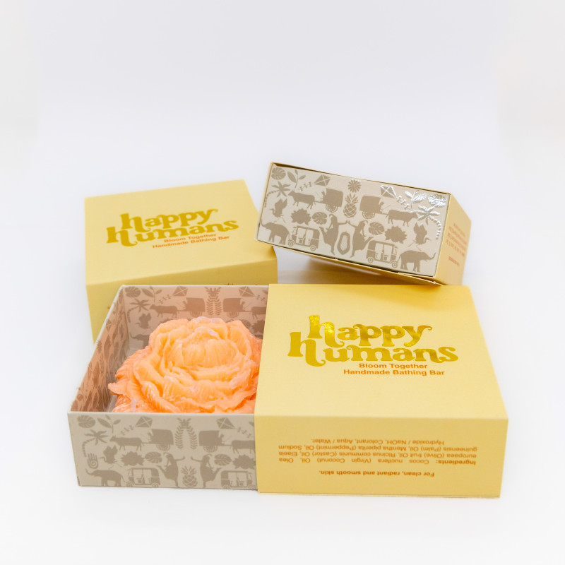 Bloom Together Orange Rose Bathing Bar