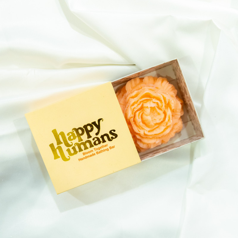 Bloom Together Orange Rose Bathing Bar